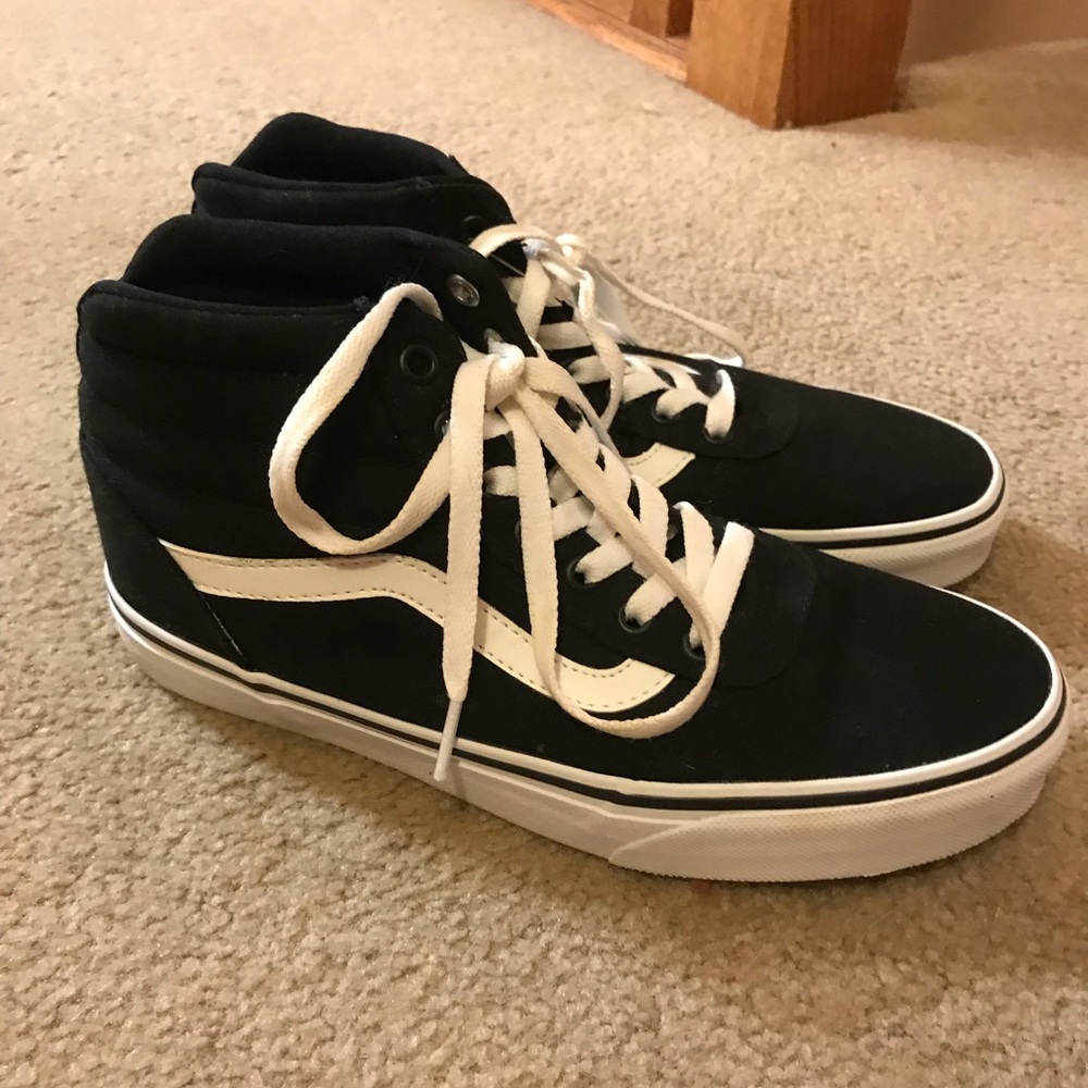 Women’s Black High Top Vans
